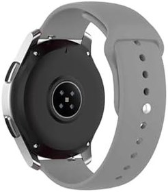 Resim Huawei Watch Gt2 Gt2e Gt2 Pro Gt3 Se Gt3 Pro 46 mm Tam Uyumlu 22 mm Klasik Silikon Kordon Gri 
