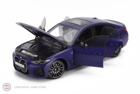 Resim 1:18 Minichamps 2022 BMW i4 G26 M50 Frozen Blue 