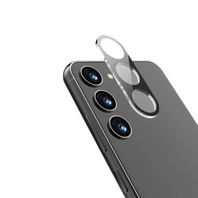 Resim Galaxy S24 Zore 3D Kamera Camı - Siyah 