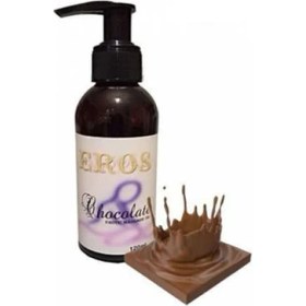 Resim Eros 1 Adet 120ml Eros Çikolata Aromalı Erotik Masaj Yağı 