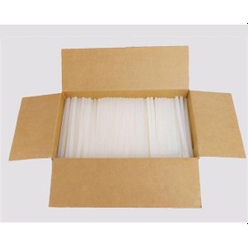 Resim Toptan Koli 25 Kilo 7 MM Sıcak Silikon Çubuğu Mum Silikon İnce 