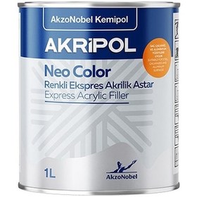 Resim Akzonobel Akripol Neo Color Renkli Astar Kiremit Kırmızı 2.5 Lt 