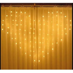 Resim gaman Çardak Şemsiye Şezlong Aydınlatma Perde Kalp Led 2 Metre X 1,5 Metre Gün Işığı 