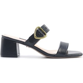 Resim Nine West Garnet 5fx Siyah Kadın Topuklu Terlik 000000000101928819 Siyah 