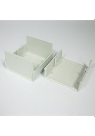 Resim 126 X 137 X 82 Mm Proje Kutusu (Açık Gri) 
