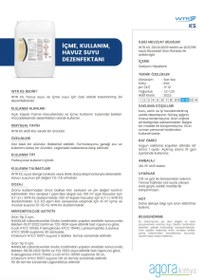 Resim WTR KS 25 KG Sıvı Klor Havuz - İçme Kullanma Suyu Dezenfektanı 