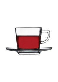 Resim Paşabahçe 95307 Carre Çay-Nescafe Fincan Takımı 