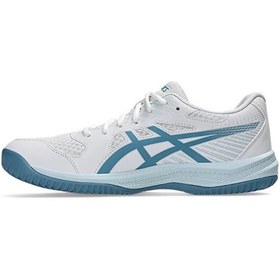 Resim Asics Upcourt 6 Erkek Voleybol Ayakkabısı 1071a104-105 Beyaz 