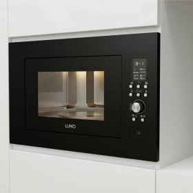Resim Silverline Luno LM018B Ankastre Mikrodalga Fırın-Siyah 