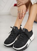 Resim Guja 24k305-4 Siyah Taşlı Anatomik Kadın Sneakers 