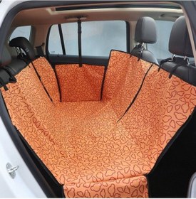 Resim Fayemint Araba Köpek Koltuk Kılıfı, Su Geçirmez Köpek Koltuğu 