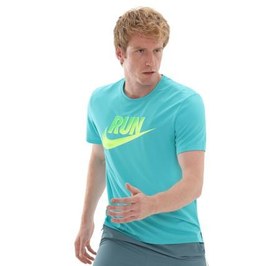 Resim Nike Miler Run Energy Erkek T-Shirt Turkuaz 