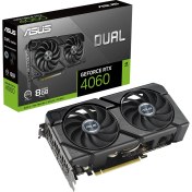 Resim Asus DUAL-RTX4060-8G-EVO Nvıdıa Geforce Rtx 4060 8gb Gddr6 128BIT 2505MHZ HDMI 3xdp Dlss3 Ekran Kartı 
