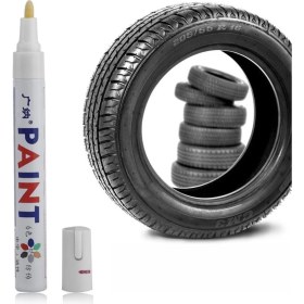Resim Pileli Store Lastik Yazı Kalemi - Beyaz 