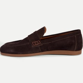 Resim Desa Erkek Kahve Klasik Süet Deri Loafer 