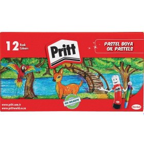 Resim 12'li Pastel Boya - Karton Kutu 0 