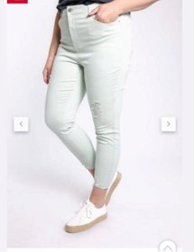 Resim Via Büyük Beden Denim Pantalon 