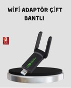 Resim ÇAVDAR 1200 Mbps Dual Band WiFi Adaptör – 5.8G & 2.4G Çift Antenli 