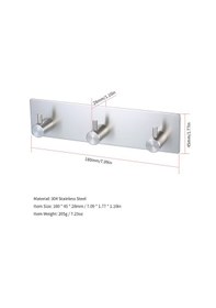 Resim Vkemall Bornoz Havlu Duvar Askısı Palto Askıları Paslanmaz Çelik Askı Giysi Şapka Askısı 