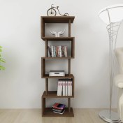 Resim Moonlife Zero Dekoratif Kitaplık Ceviz 
