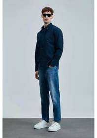 Resim Lufian Ellery Lacivert Erkek Gömlek 111010637 Lacivert 