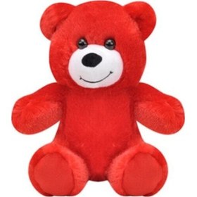 Resim Sevimli Ayıcık Peluş Oyuncak 15 Cm Kırmızı 