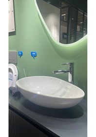 Resim Cerastyle Olive Tezgah Üstü Çanak Lavabo 60 x 36 CM 