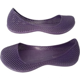 Resim Soylu Mor Kız Çocuk Deniz Ayakkabısı 