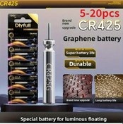 Resim Willowhaven 10 Adet Grafen Pil Cr425 Gece Olta Şamandırası Işıklı Balıkçılık Aksesuarı 