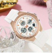 Resim Gaojunshop01 Beyaz Gül Altın Çift Tarzı Sanda Spor Elektronik Saati Işık Alarm Kronometre Hediye Diğer 