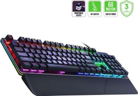 Resim Gamepower Calypso V2 Rgb Optik Su Ve Toza Dayanıklı Mekanik Red Switch Usb Dıy Gaming Klavye 
