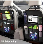 Resim Dashanshop Siyah 1 Adet Stitch Araç Koltuğu Düzenleyici Tablet Cebi Suluk Cepi Okul Seyahat 