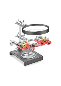 Resim Springsun Evrensel Lehim İstasyonu - 5x Büyütmeli, Çok Ayarlanabilir Devre Kartı Onarım Tezgahı 