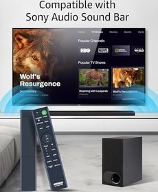 Resim RETROSUN RMT-AH500U Yedek Uzaktan Kumanda Sony Soundbar HT-S350 HT-SD35 SA-WS350 SA-WSD35 SA-SD35 SA-SD35 için uygundur 