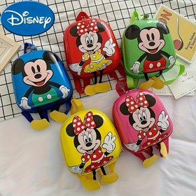 Resim 1 Adet Disney Mickey ve Minnie Sırt Çantası, Sevimli Mini Karikatür Yumurta Kabuğu Tasarımlı, Hediye ve Günlük Seyahat İçin Uygun 