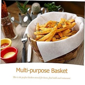Resim TOPBATHY 1 Adet Gül Altın Paslanmaz Çelik Derin Kızartma Sepeti Cips Patates Kızartması Için Örgü Süzgeç 