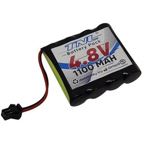 Resim 4.8 V 1100 Mah Oyuncak Araba Batarya Pili Siyah Soket 