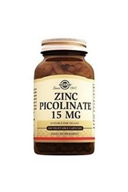Resim Solgar Zinc Picolinate 15 mg 100 Kapsül 