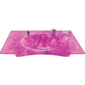 Resim Cam Lavabo Kelebek Modeli 80 x 56 CM 