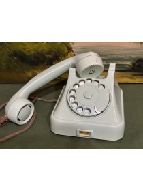 Resim TT Aykırı Renk Antika Çevirmeli Masa Telefonu. 