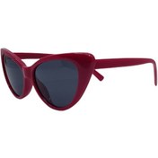 Resim Esrada Çekik Vişne Mat Kız Çocuk Güneş Gözlüğü 4009 35-20-135 