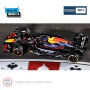 Resim 1:18 2024 Oracle Red Bull Racing RB20 Max Verstappen Las Vegas GP World Champion 