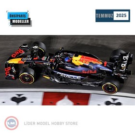 Resim 1:18 2024 Oracle Red Bull Racing RB20 Max Verstappen Las Vegas GP World Champion 