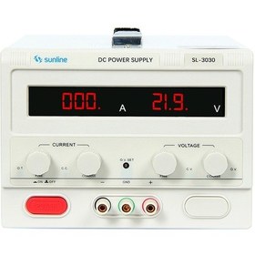 Resim Sunline Sl-3030s Dc Power Supply 30v 30a Güç Kaynağı 