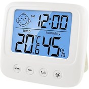 Resim Digital LCD İç Mekan Pratik Sıcaklık Sensörü, Nem Ölçer Termometre Higrometre Göstergesi 