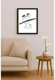 Resim Nezih Danyal Tipler Kişiye Özel Sertifikalı Sınırlı Fine Art Karikatür Baskı NTP00033 