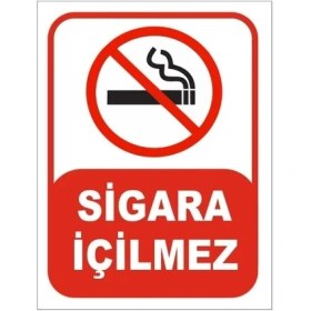 Resim Uyarı Levha Sigara Içilmez 