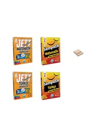 Resim Lgs 8. Sınıf Matematik Ve Türkçe Jett Fasiküller Ve Soru Bankası 4lü Set 