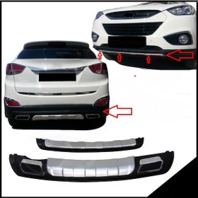 Resim Hyundaı Ix35 2010 Sonrası Ön Arka Difüzör N11.35630 