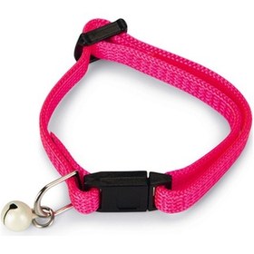 Resim Beeztees Yavru Kedi Boyun Tasması, Zilli, Pembe, 15-22cm 